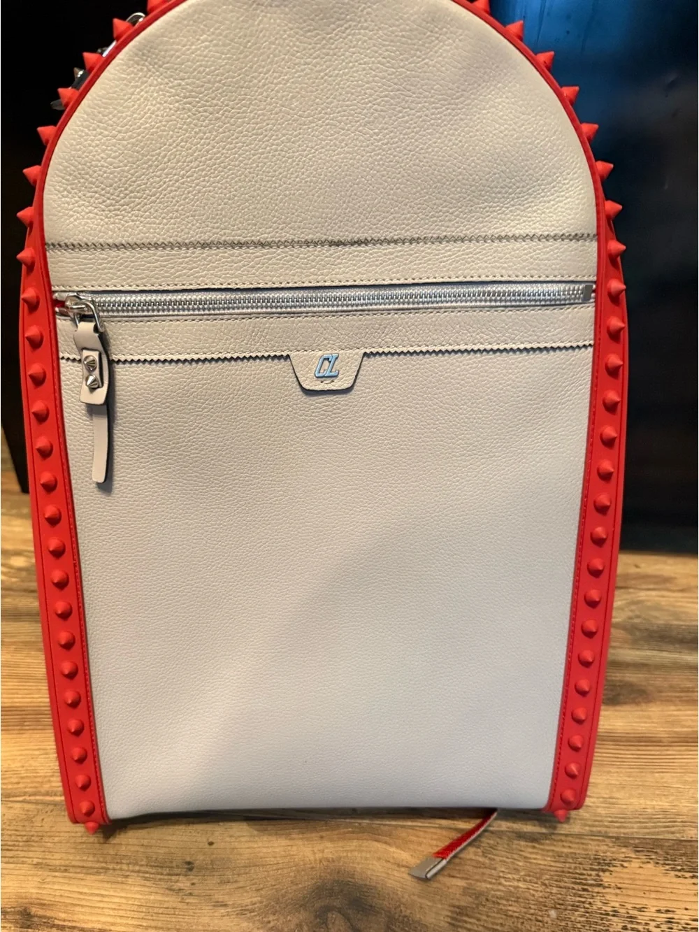 Christian Louboutin Leather Backpack with COA